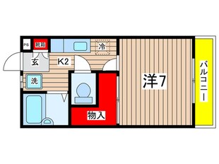 メゾンシャルムの物件間取画像